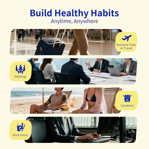 Natural Herbal Air Stick, Replace Bad Habit Air Device with 3 Flavors Cores, Air Diffuser Smokeless Inhaler with Mint, Blueberry & Grapefruit Flavor Packs in Saudi Arabia