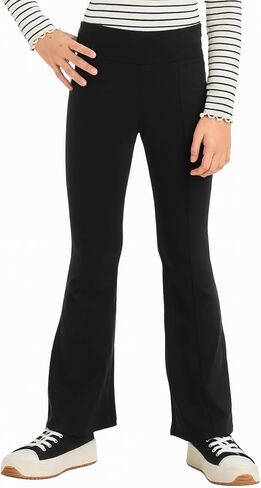 Art Class Girls Soft Stretch Leggings – Comfortable Everyday Kids Pants, Flexible Fit for School & Play, Black (Medium) in Saudi Arabia