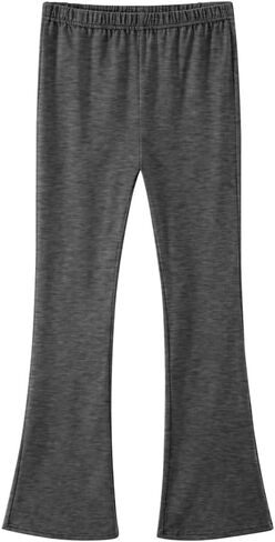 Girls Flare Leggings Kids High Waist Bell Bottom Pants Casual Cotton Leggings for Teen Girls 4-16T in Saudi Arabia