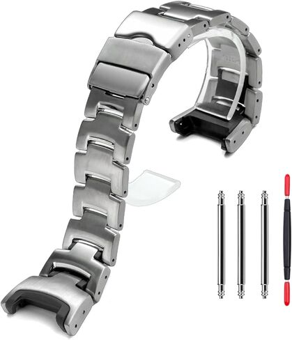 Compatible with Casio Pathfinder Series Outdoor Watches (PRG-240/PRG-130Y/PRW-1500) - Upgrade Titanium Replacement Band in Saudi Arabia
