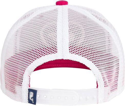 Vineyard Vines Girls' Whale Heart Trucker Hat, Charm Pink, onesz in Saudi Arabia