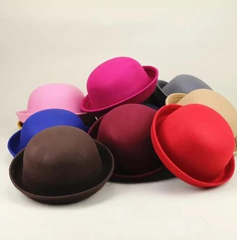 Round Hat, Kid's Bowler Cap, Costume Hat. 54 or 57cm in Saudi Arabia