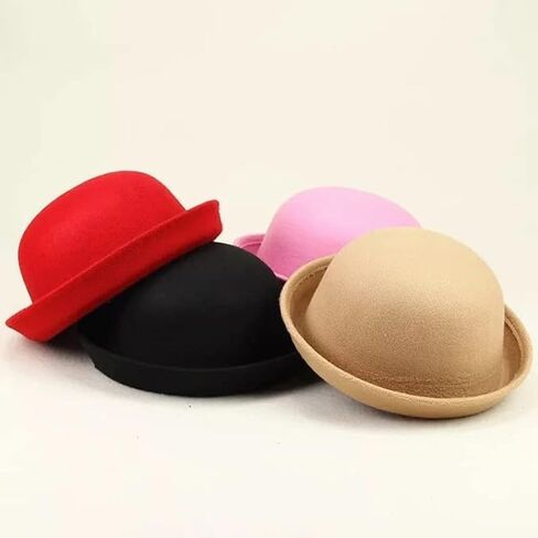 Round Hat, Kid's Bowler Cap, Costume Hat. 54 or 57cm in Saudi Arabia