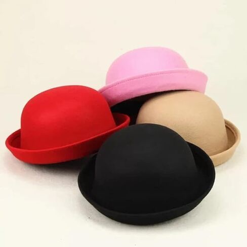 Round Hat, Kid's Bowler Cap, Costume Hat. 54 or 57cm in Saudi Arabia