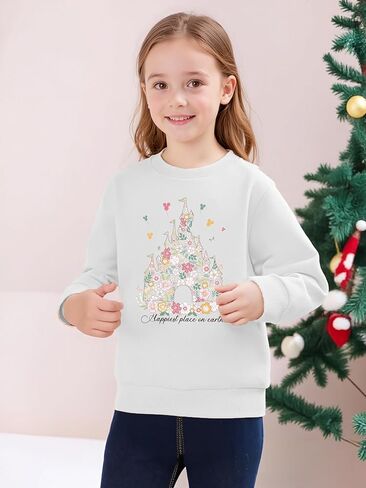 Magical Sweatshirts for Girls Little Girl Soft Long Sleeve Sweater Cute Kids Fall Holiday Tops Stretchy Causal Blouses in Saudi Arabia
