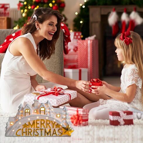 Vipush Christmas Village House Charming Christmas Ceramic Decoration with Lights – Perfect Illuminated Holiday Centerpiece for Your Festive Decor in Saudi Arabia