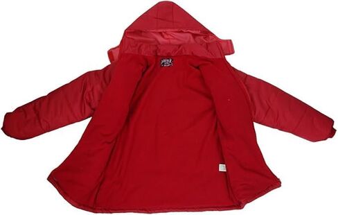 Revess Girls Fleece-Lined Hooded Puffer Jacket- Quilted Coat, 6-Pack Assorted Colors, Sizes (4-7) in Saudi Arabia
