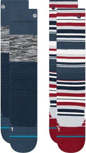 Stance Block 2-Pack Snow (Little Kid/Big Kid) Blue LG (2 Little Kid - 5.5 Big Kid Shoe Size) in Saudi Arabia