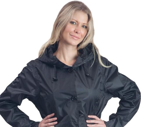 ShayneCoat Raincoat for Woman Black Small in Saudi Arabia
