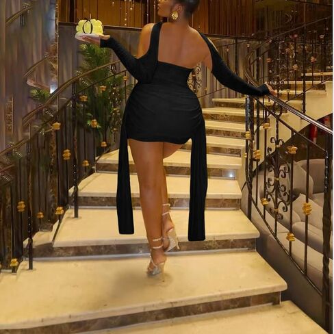 Sexy Strapless Tube Top Mesh Mini Dress for Women Bodycon Ruched Ribbons Birthday Date Night Dresses in Saudi Arabia