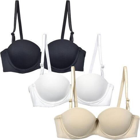 حمالة صدر للتدريب على شكل كأس Underwire للفتيات المراهقات، عبوة من 3 قطع in Kuwait