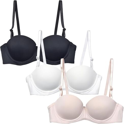 حمالة صدر للتدريب على شكل كأس Underwire للفتيات المراهقات، عبوة من 3 قطع in Kuwait