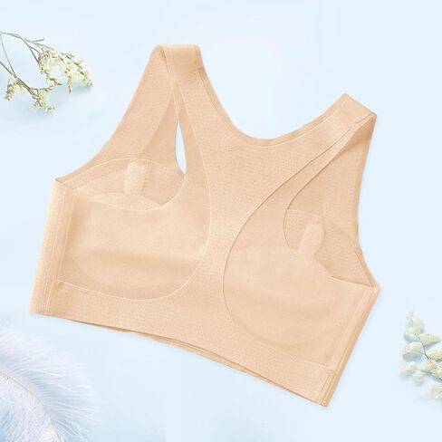 Seamless Training Bra for Girls 8-12 Years Old Breathable Soft Teens Sports Racerback Bras in Saudi Arabia
