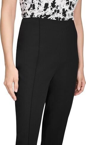 H Halston Womens Slim Leg Woven High Waisted Pant in Saudi Arabia