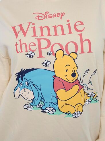 Disney Women Crewneck Winnie the Pooh Eeyore Stitch Pullover Sweatshirt in Saudi Arabia