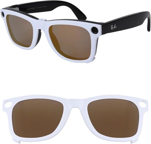 مشبك تثبيت خارجي مستقطب لـ Ray-Ban Meta Wayfarer RW4008&Gen 2 RW4012 كبير 53-22 للرجال والنساء حماية من الأشعة فوق البنفسجية in Kuwait