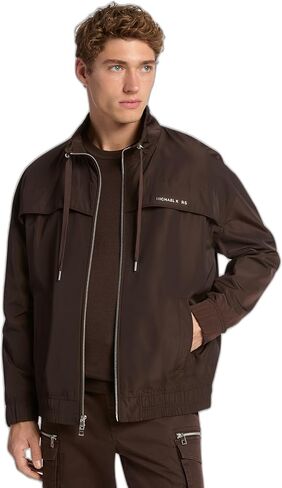 Michael Kors Men's Nylon Windbreaker Jacket in Saudi Arabia