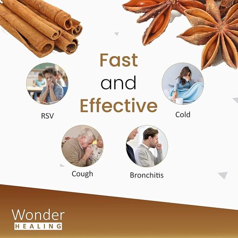 زيت تخفيف السعال، زيت عطري طبيعي 100% - مزيج زيت السعال العطري للسعال والبرد، والصفير، والتنفس، وRSV (30 مل (1 أونصة)) in Kuwait