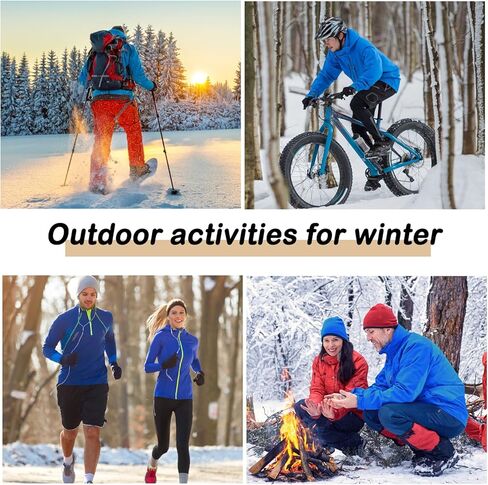Josnown Thermal Socks for Men 5 Pairs Winter Thick Cozy Cushion Boot Socks for Cold Weather in Saudi Arabia