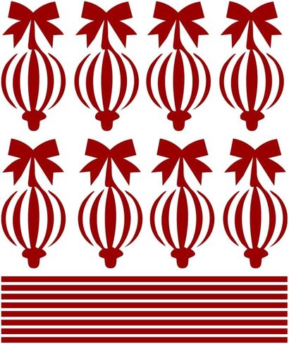 Merry Christmas Window Decoration Vinyl Sticker DTF UV Waterproof Decal for Glass Truck Car and More (Merry Christmas Tree, Green) in Saudi Arabia