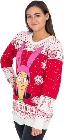 Adult Unisex Bob's Burgers Louise Appreciate Your Lack of Sarcasm Ugly Xmas Sweater in Saudi Arabia
