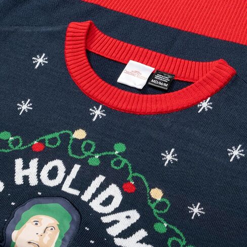Christmas Vacation Clark This Holiday is Gonna Be Lit Ugly Christmas Sweater Officially Licensed Adult Knitted Pullover in Saudi Arabia