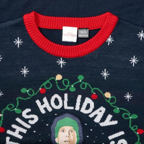 Christmas Vacation Clark This Holiday is Gonna Be Lit Ugly Christmas Sweater Officially Licensed Adult Knitted Pullover in Saudi Arabia