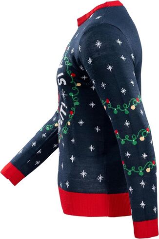 Christmas Vacation Clark This Holiday is Gonna Be Lit Ugly Christmas Sweater Officially Licensed Adult Knitted Pullover in Saudi Arabia