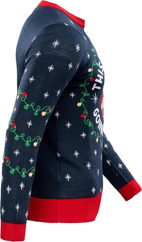 Christmas Vacation Clark This Holiday is Gonna Be Lit Ugly Christmas Sweater Officially Licensed Adult Knitted Pullover in Saudi Arabia