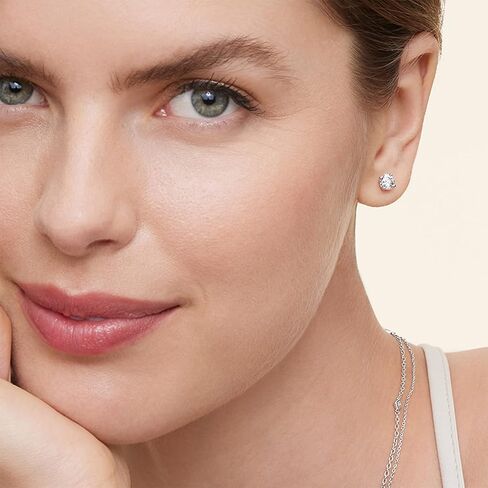 RANKEEF 6/8Pairs Sterling Silver Stud Earrings Sets Hypoallergenic Cute Tiny Earrings Ages 8-12 Silver Heart Ball Butterfly Daisy Stud Sets in Saudi Arabia