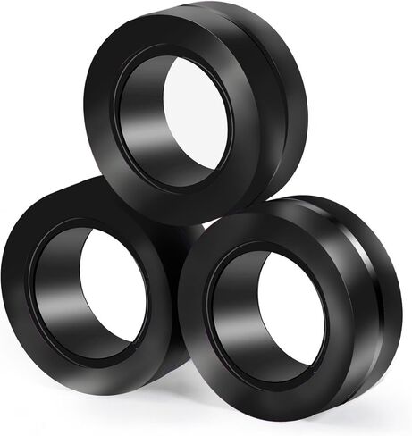 Fingers Magnetic Ring Fidget Toys Colorful Silent Magnetic Rings for Anxiety 9pcs Magnetic Ring Fidget Toys for Adults Teens and Kids Halloween Party Favors for Kids in Saudi Arabia