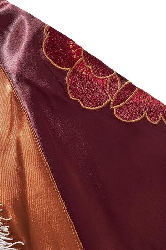 Lion Embroidered Men's Bomber Jacket Hip Hop Streetwear Vintage Japanese Style Windbreaker Coat for Spring Fall in Kuwait
