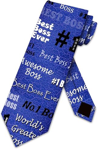 Three Rooker Boss's Day Ties Boss Necktie Mens Manager Tie Gift in Saudi Arabia