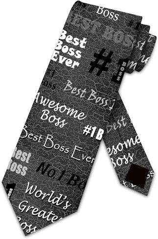 Three Rooker Boss's Day Ties Boss Necktie Mens Manager Tie Gift in Saudi Arabia