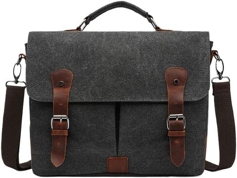 حقيبة قماش ريترو للرجال كتف الكمبيوتر Crossbody in Kuwait
