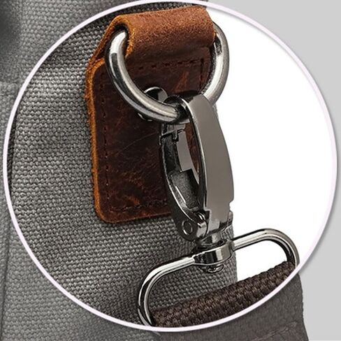 حقيبة قماش ريترو للرجال كتف الكمبيوتر Crossbody in Kuwait