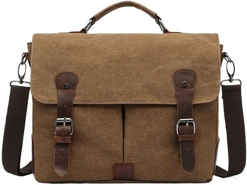 حقيبة قماش ريترو للرجال كتف الكمبيوتر Crossbody in Kuwait