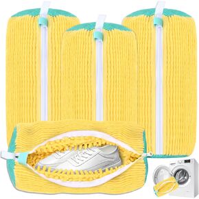 Shoe Washing Machine Bag, Shoe Cleaning Bag, Reusable Laundry Shoes Bag for Washer & Dryer Cleans & Protects All Shoes Types 2PCS (Grey) in Kuwait