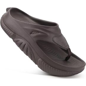 COFACE Men Orthopedic Footbed Flip Flops Fabric Toe Post Beach Sandals Size 7-15 in Kuwait