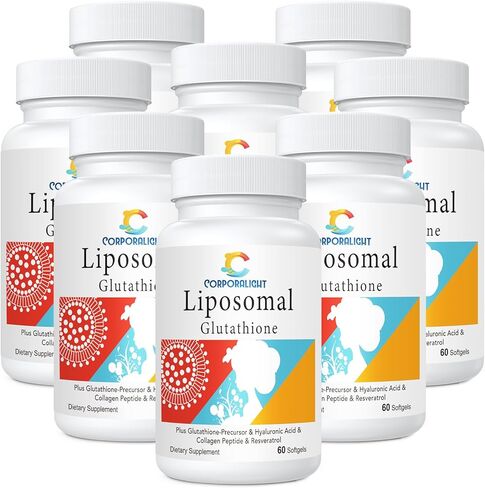 Liposomal Glutathione Softgels, Enhanced Absorption - Liposomal Delivery, Active Form L-Glutathione, Cellular, Immune Function & Liver Detox, Rich in Antioxidant Formula, Gluten Free, 120 Softgels in Saudi Arabia
