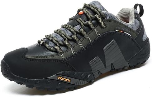 Hiking Shoes - Outdoor Rugged Sole Breathable Mesh Low-Top for Hiking & Trail Exploration(Green,10) in Saudi Arabia