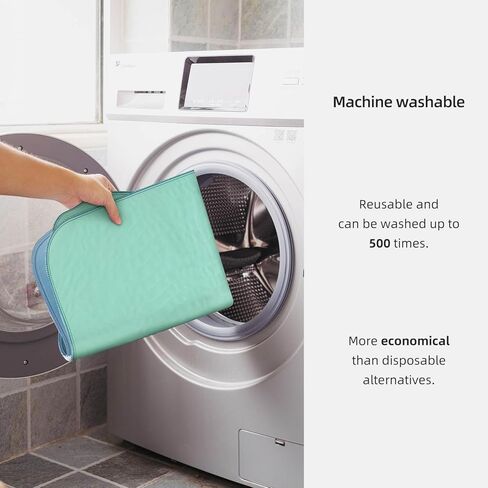 Pee Pads for Adults, Kids and Pets, Cotton-Like Surface, Machine Washable, 100% Leak Prevention with Waterproof TPU Layer (4 Pack, 34*36 inch) in Saudi Arabia