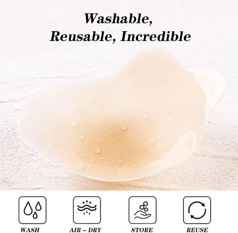 Sticky Bra Push Up, Invisible Adhesive Backless Strapless Silicone Bras Inserts Sticky Boobs in Saudi Arabia