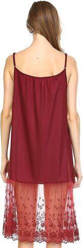 MELODY Women's Knit Camisole Full Slip Dresses in Saudi Arabia