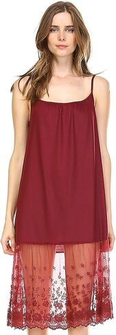 MELODY Women's Knit Camisole Full Slip Dresses in Saudi Arabia