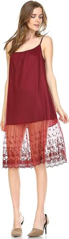 MELODY Women's Knit Camisole Full Slip Dresses in Saudi Arabia