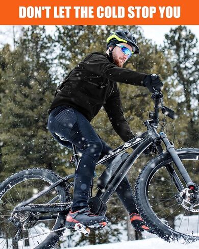 MIDIAN Heated Jacket for Men with 12V 15000mAh Battery, 3 Heating Levels 5 Heating Zones Waterproof Electric Heated Coat in Saudi Arabia