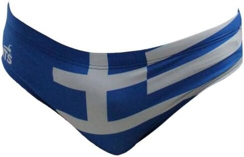 Suit MTS Hellas Blue Swimwear, Swim Briefs for Swimmers, Water Polo, Underwater Hockey, Underwater Rugby in Saudi Arabia