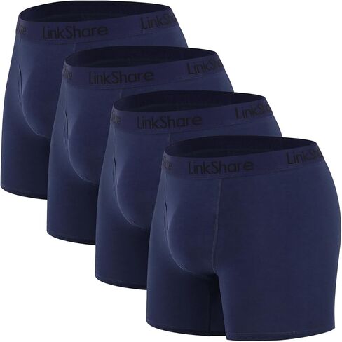 Men's Cotton Boxer Trunks Pack (4 Pack), Underwear Pack for Men in Saudi Arabia