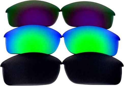 Galaxy Replacement Lenses for Oakley Flak Jacket Emerald Green Color,FREE S&H. in Saudi Arabia
